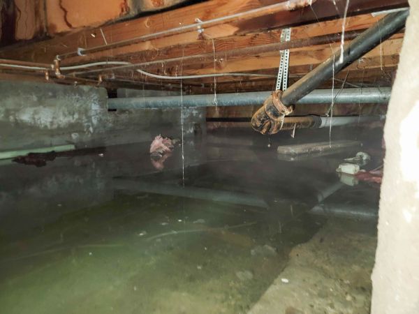 Crawlspace Water Restoration in Mechanicsville